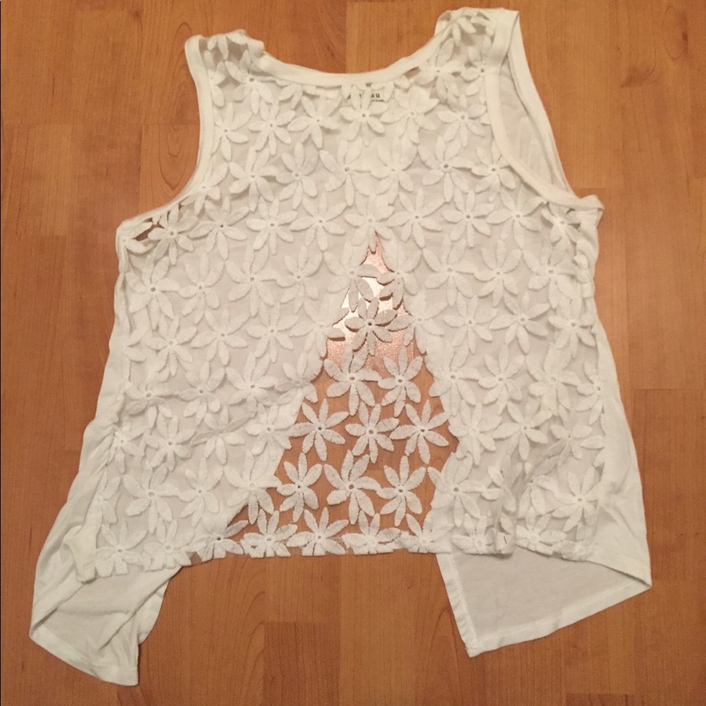 Open Back Tank Top